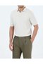 Italian Style Slim Fit Polo Collar Knitwear T-Shirt Beige T13752 - 3