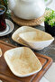 Polen 4 Piece Porcelain Breakfast Presentation Snack Bowl Set