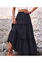 Women's Plus Size Ruffled Viscose Fabric Skirt Boy 100 cm - 3