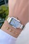 Special Series Steel Cord Women's Wristwatch Gold Silver Color with 2 Year Warranty Bracelet Gifted Hm4Bfc2 - 6