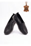Mostar Premium Genuine Leather Full Orthopedic Black Ballet Flats - 3