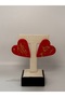 Cercei handmade Gold Heart - 2
