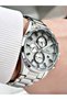 Functional Silver Color Steel Cord Steel Case Men's Wristwatch 2515Mr - 2
