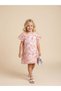 Girl's Floral Embroidered Design Dress - 4