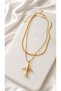 316 L Double Steel Necklace Set (45 cm - 50 cm Can Be Used Separately) - 2