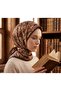 وشاح قطني غير لامع بنمط OCHRE مقاس 90×90 سم - 6