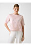 Silvy Boxy Fit Women's Pink T-Shirt V6Gi18K2985-G63M - 5