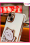 Black Edges Gold Detailed Lucky Cat Stand Luxury Silicone Case for Infinix Note 12 Vip - 2