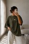 Women's Oversize Printed T-Shirt 100% Cotton |   Comfortable Fit Short Sleeve G1