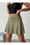 Athletic Skirt with Stretchy Lycra Pockets - Tennis Skirt - 5