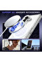 Magnetic Case for Samsung Galaxy Z Fold 7, MagSafe Shockproof Military-Grade Protection, Clear - 4