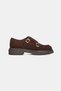 Men's Brown Suede Genuine Natural Leather Size 39-45 Eva Sole Double Buckle Loafer Shoes - 6
