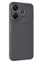 Ilkeshop New Redmi 13 4g Case Auto Focus Carbon Cover (133223) - Gray