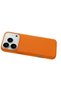 Ilkeshop New iPhone 17 Pro Max Nano Inside Velvet Silicone (162337) - Orange - 3