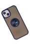 Ilkeshop New iPhone 13 Case Montreal Ringed Silicone Cover (180037) - Navy Blue - 2
