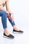 Laceless Staple Detailed Poly Sole Genuine Leather Casual 328-2040 Women's Shoes