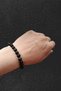 Obsidian Stone Natural Stone Bracelet Natural Volcanic Glass Mineral Original Stone - 5