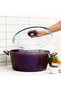 Aluminium Casserole With Durable Granite Coating Purple 24 CM RF10257 - 4