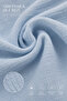 100% Cotton Şile Cloth Fabric Blue 145 cm Natural Wrinkled Summer Lightweight Fabric by the Meter - 7