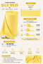 100% Cotton Şile Diaper Fabric Yellow 145 cm Natural Wrinkled Summer Lightweight Fabric by the Meter - 6