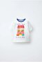 Girl's Cotton Printed T-Shirt Lemon Embroidered Pants Set - 4