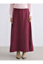 Modal Blend A-Line Skirt with Elastic Waist - 2