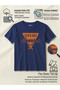 "Let's Get Roasted" Marshmallow Printed 100% Cotton Navy Blue Camping T-Shirt - 5