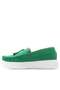 Rakerplus green suede extra light children's moccasin shoes - 2