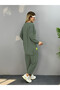 Women's Two Thread Viscose Cotton Fabric Double Set with Crest Detail - 4
