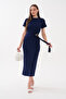 Yandan Buckle Crystal Dress - 4
