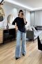 Asymmetrical Lace Layered Blouse Black - 6