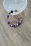 Certified 8 mm Rudrashka, Lepidolite, 6 mm Anhelite Natural Stone Bracelet - 2