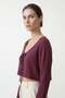 Front tie-up blouse - 2