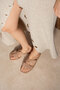 Udera Women's Genuine Leather Slippers Camel Suede - 2