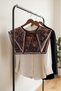 Papuç Sepeti Noxira Women's Shoulder Shawl with Antique Motifs – Scarf Collar (Collar) - 2