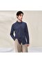 Men Slim Cotton Lyocell Shirt