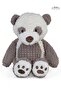 Fox Panda Elephant Bear Assortment (Serrated Fabric) - White
