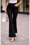Simsiyah Spanish High Waist Colorfast Washed Denim Trousers Gathering Jean