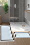 Non-Slip Base Djt Toilet Set Star Leather Fringed Woven Pattern E5007
