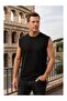 Men's oversized crew neck sleeveless t-shirt - longline
