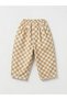 Unisex Checkered Balloon Jean Pants
