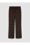 Lcw Vision Wide Leg Relax Fit Patterned Women's Trousers