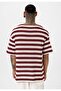 Black Striped Oversize Knitwear Sweater - 5