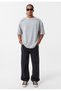 Washable collar detailed oversize t-shirt - 4