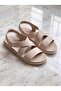 Women's Genuine Leather Cross-Strap Casual Sandals Comfortable Sole Summer Sandals