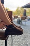 Henza Bitter Brown Suede Knitwear Detailed Fur Boots - 4