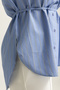 6508 - Stylish Comfortable Tie-Dye Detailed Woven Soft Poplin Fabric Women's Peach Shirt - 5