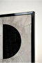 Dark Green and Black Geometric Circular Shaped Glass Table Black Metal Framed Home Business and School Table - 4