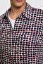 Women's Navy Blue Long Sleeve Shirt 50320151-Vr033 - 6