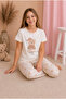 Homewear Girls' Pajama Set Teddy Bear Printed Lycra Combed Cotton Soft Fabric - 3